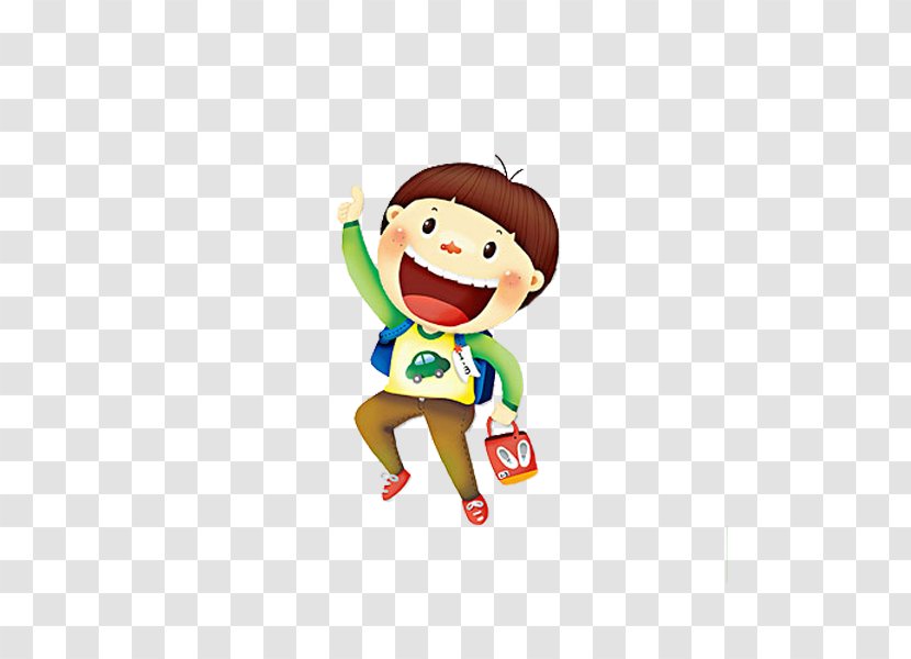 Cartoon Boy Download - Food - Happy Transparent PNG