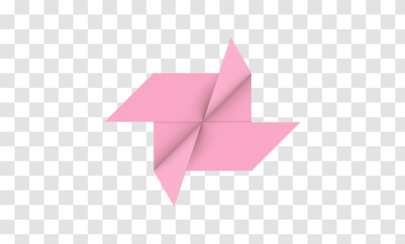 Origami Paper For Fun! Pinwheel - Windmill - A Straw Shows Which Way The Wind Blows Transparent PNG