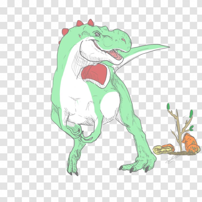 Frog Cartoon Dinosaur Legendary Creature - Vertebrate Transparent PNG