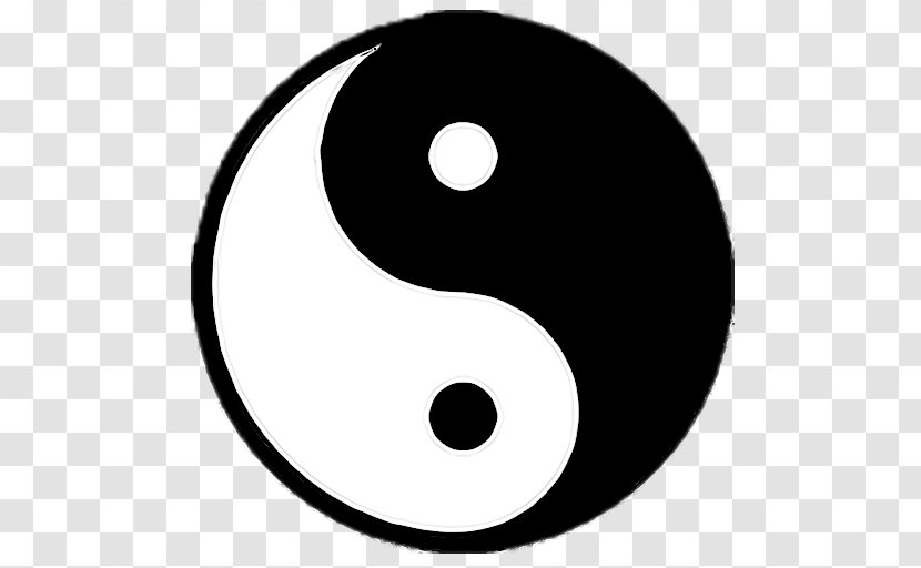 Yin Yang - Oval - Blackandwhite Transparent PNG