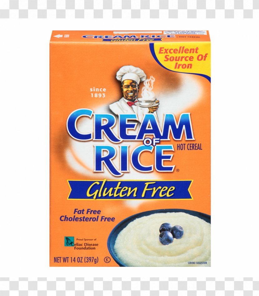 Cream Of Rice Cereal Breakfast - Calorie - American Transparent PNG