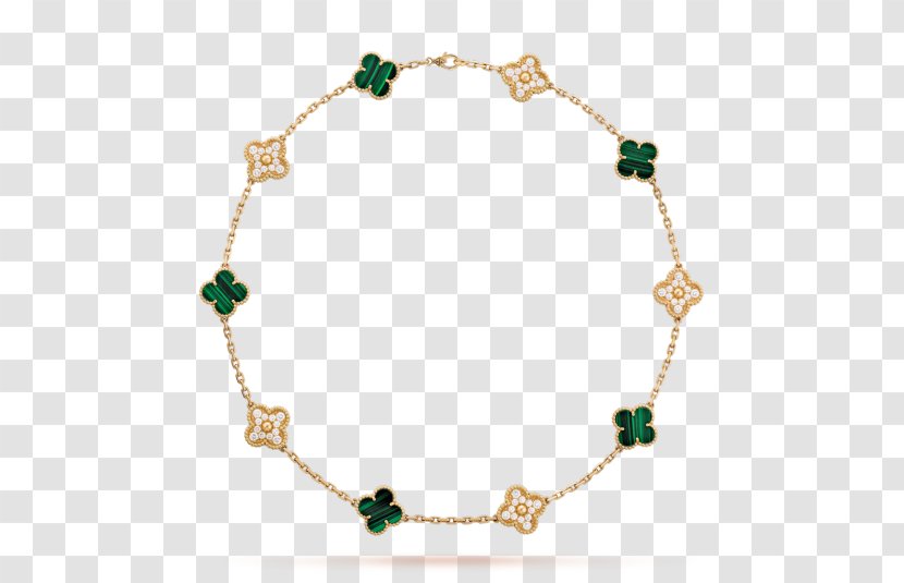 Van Cleef & Arpels Necklace Charms Pendants Jewellery Colored Gold - Jewelry Making Transparent PNG