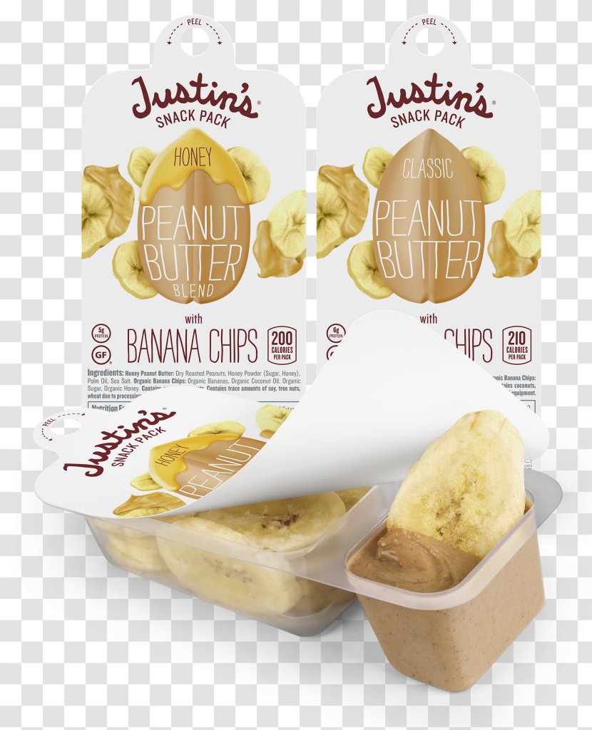 Peanut Butter Cup Banana Bread Justin's Chip - Ice Cream Transparent PNG