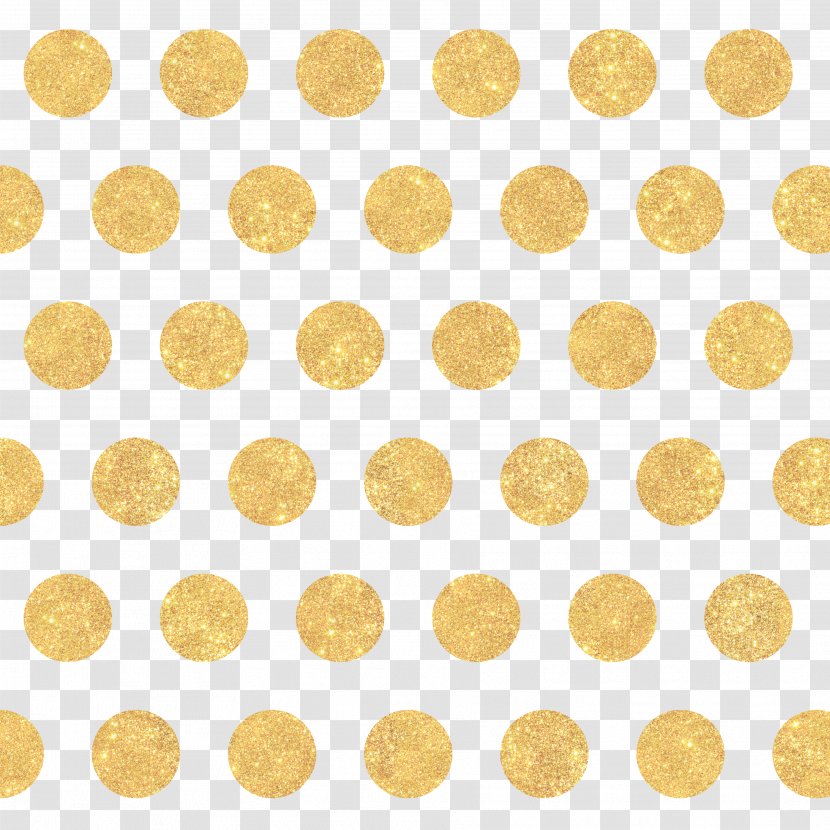 Polka Dot Gold Circle Pattern - Cracker - Dots Transparent PNG