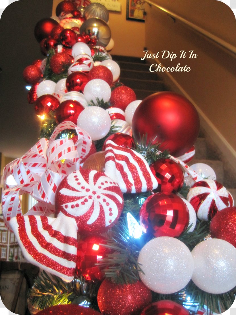 Christmas Decoration Ornament Candy Cane Tree Transparent PNG