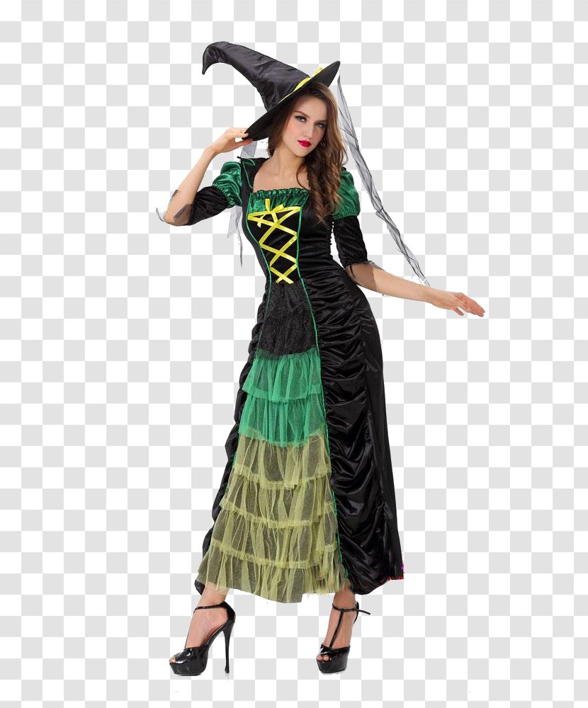 Halloween Costume Witch Clothing Transparent PNG