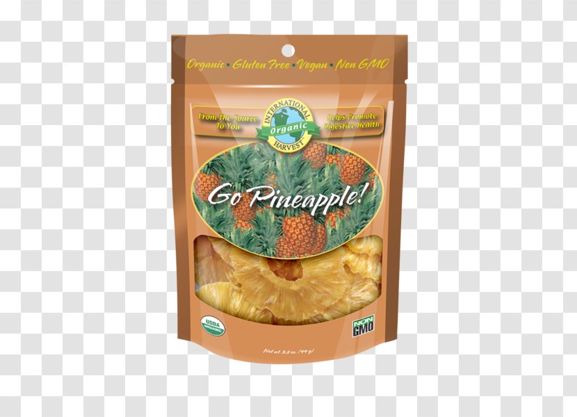 Vegetarian Cuisine Pistachio Organic Food Dried Fruit - Pineapple - Golden Transparent PNG