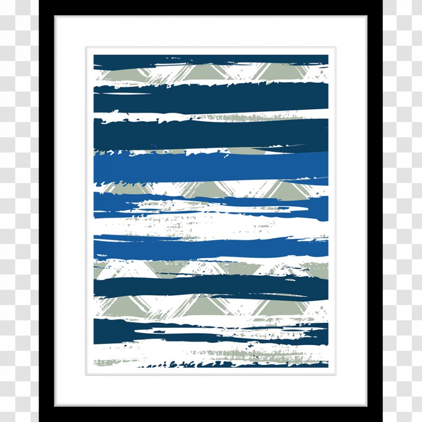 Picture Frames Blue Sky Drawing - Zigzag Pattern Transparent PNG