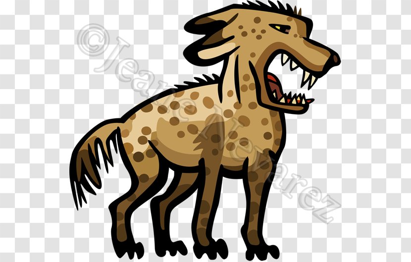 Striped Hyena African Wild Dog Spotted Brown - Fictional Character Transparent PNG