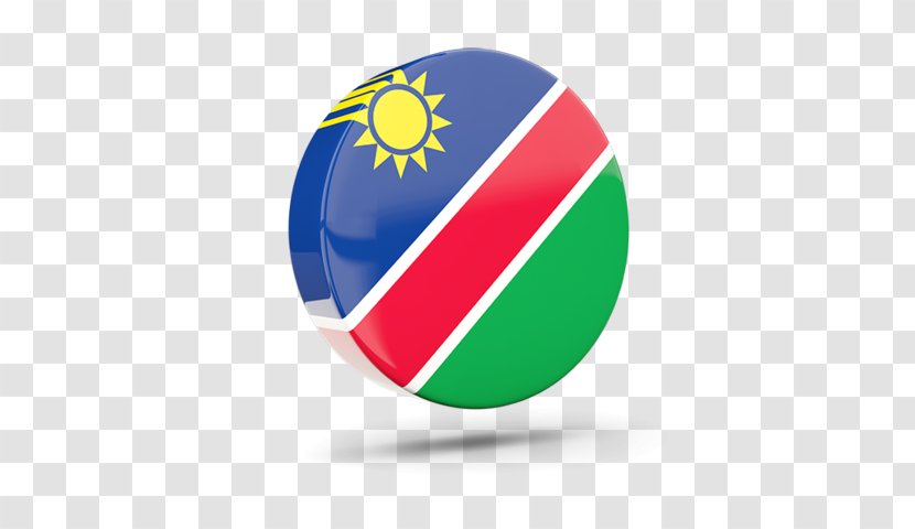 Flag Of Namibia Vector Graphics Illustration - Depositphotos - Round Transparent PNG