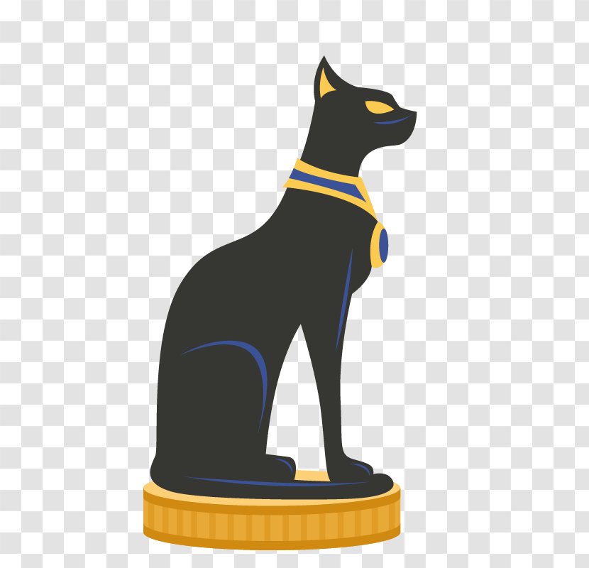 Black Cat Ancient Egypt Kitten - History - Guardian Transparent PNG