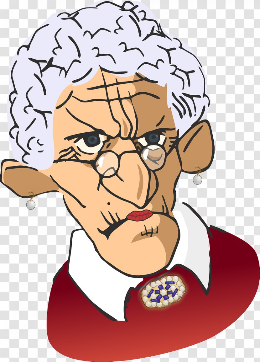 Grandparent Drawing Clip Art - Tree - Old Woman Transparent PNG