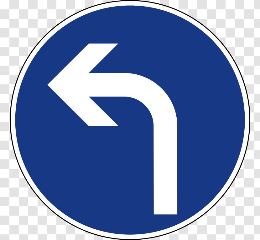 Traffic Sign U-turn Clip Art - Mandatory - Arrow Transparent PNG