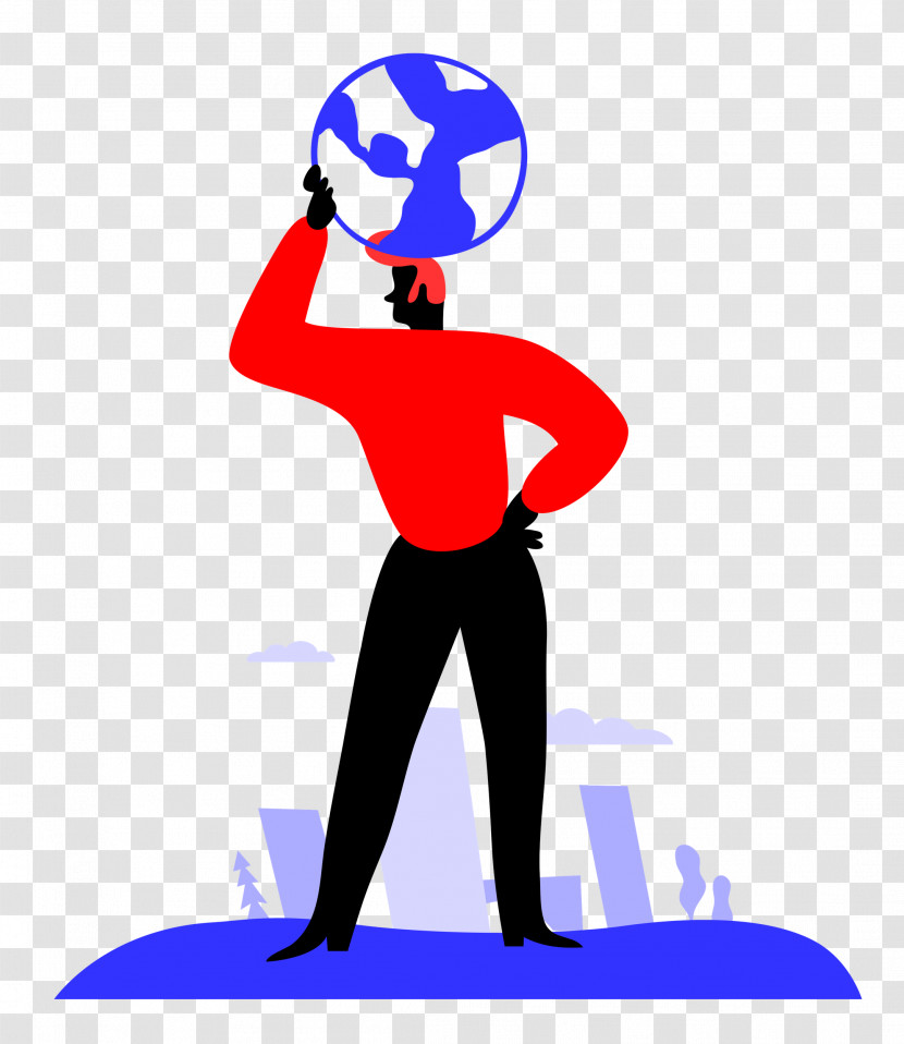 Holding Earth Transparent PNG