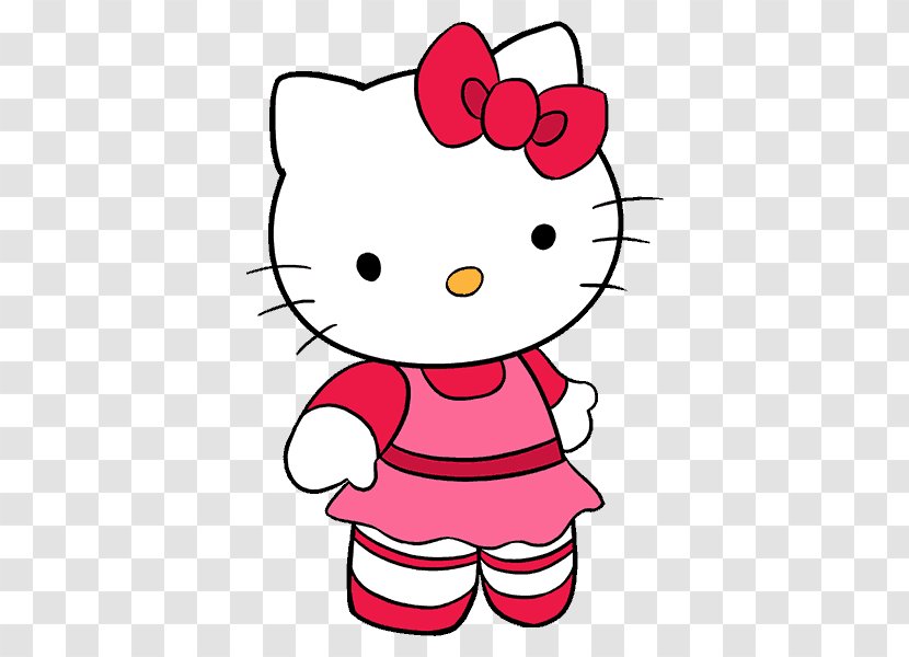 Hello Kitty Drawing Character Cartoon - Heart - Irregular Background Shading Transparent PNG