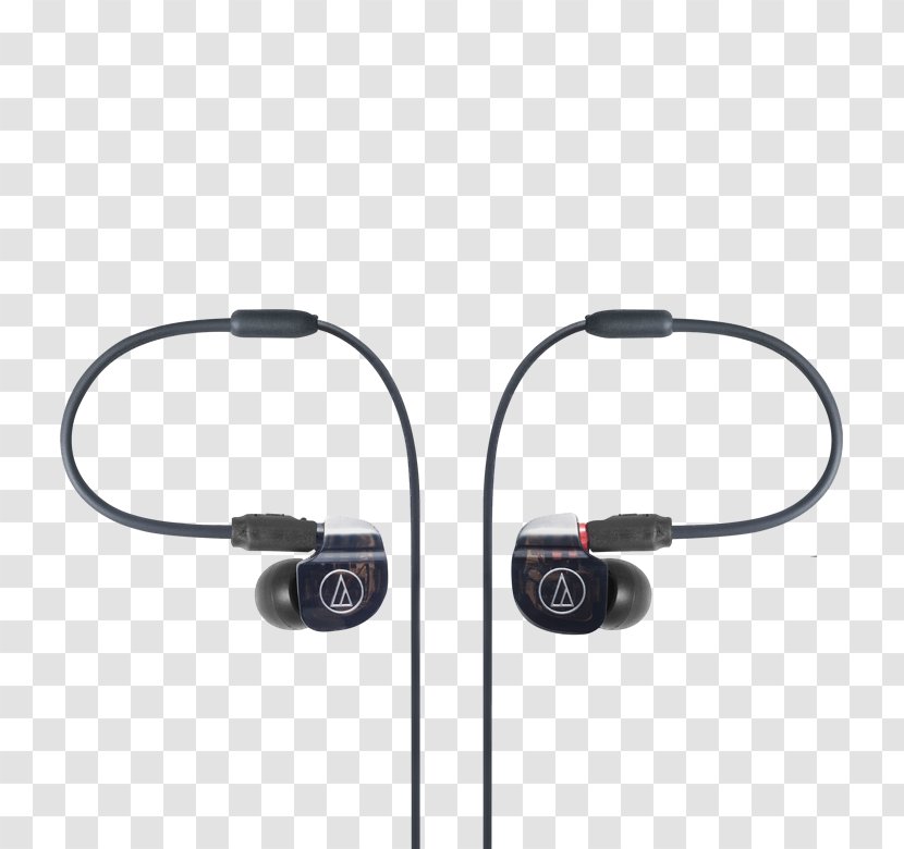 Audio-Technica ATH-IM50 (Black) ATH-IM Balanced Armature In-Ear Monitor Headphones - Audio Transparent PNG