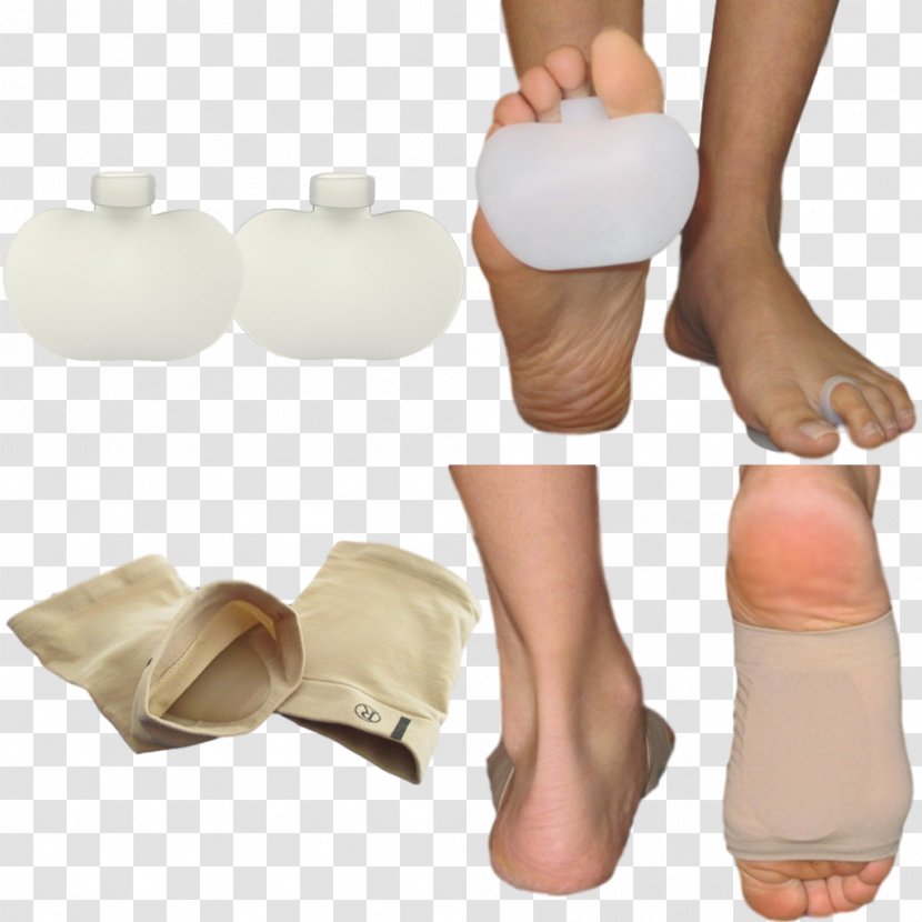 Toe Podalgia Ball Foot Shoe Insert - Heart Transparent PNG