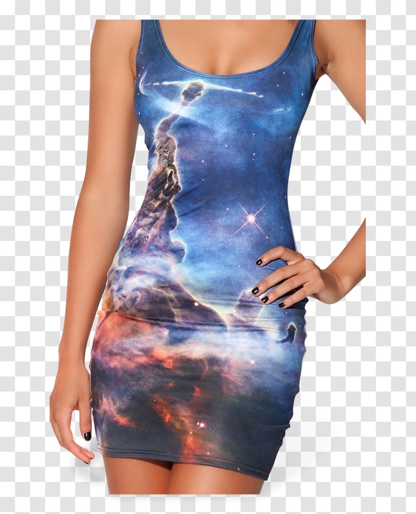 Volcano Dress Clothing Top Fashion - Cartoon - Cosmic Nebula Transparent PNG