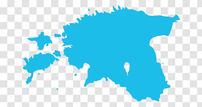 Estonia Vector Map Blank - Royaltyfree Transparent PNG