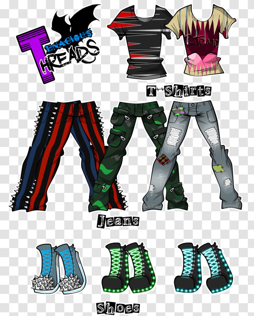 Costume Design Outerwear Shoe Font - Tenacious Transparent PNG