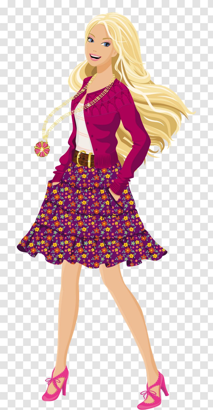 Barbie: The Princess & Popstar Doll Clip Art - Silhouette - Barbie Free Download Transparent PNG