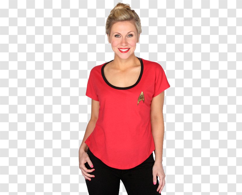 Ashley Eckstein T-shirt Hoodie Star Trek Sleeveless Shirt - Neck Transparent PNG