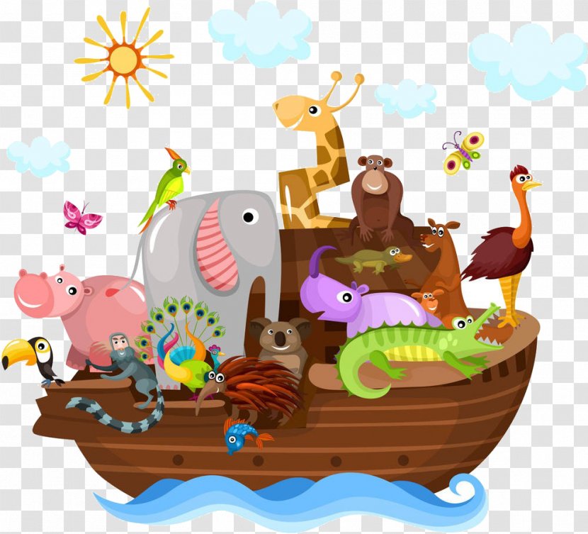 An Animal On A Cartoon - Basket - Noah Transparent PNG