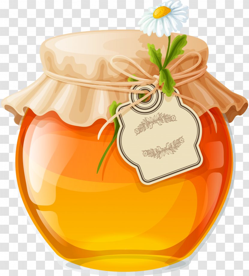 Clip Art Vector Graphics Illustration Jam - Food - Honey Transparent PNG