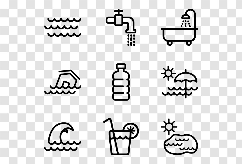 Hobby Icon Design - Text - Water Use Transparent PNG