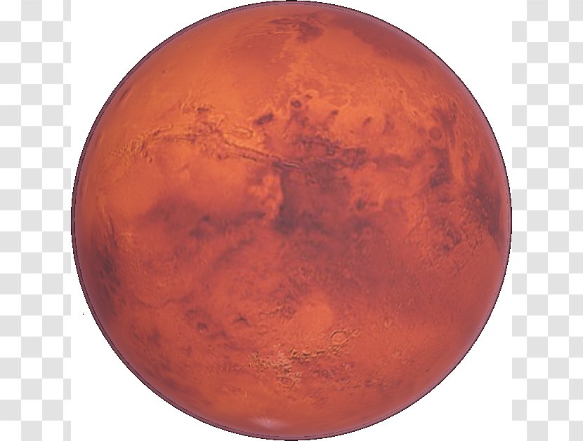 Planet Sphere - Orange - Mars Transparent PNG