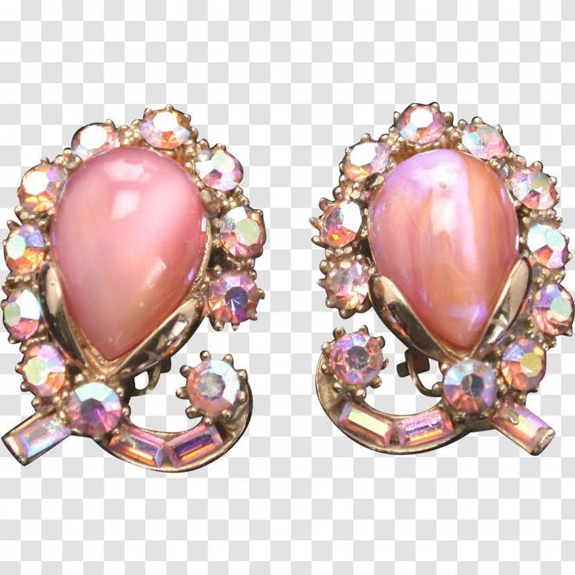 Pearl Earring Body Jewellery Jewelry Design - Gemstone Transparent PNG