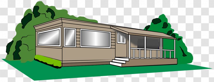 Mobile Home Clip Art Vector Graphics House Openclipart - Cottage Transparent PNG