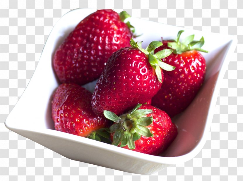 Strawberry Fruit Food Facial Flavor - Frutti Di Bosco - Bowl Filled With Fresh Strawberries Transparent PNG