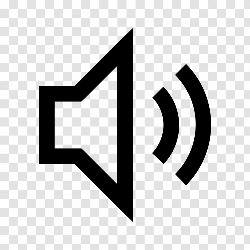 Sound Icon Loudspeaker - Silhouette - Megaphone Transparent PNG