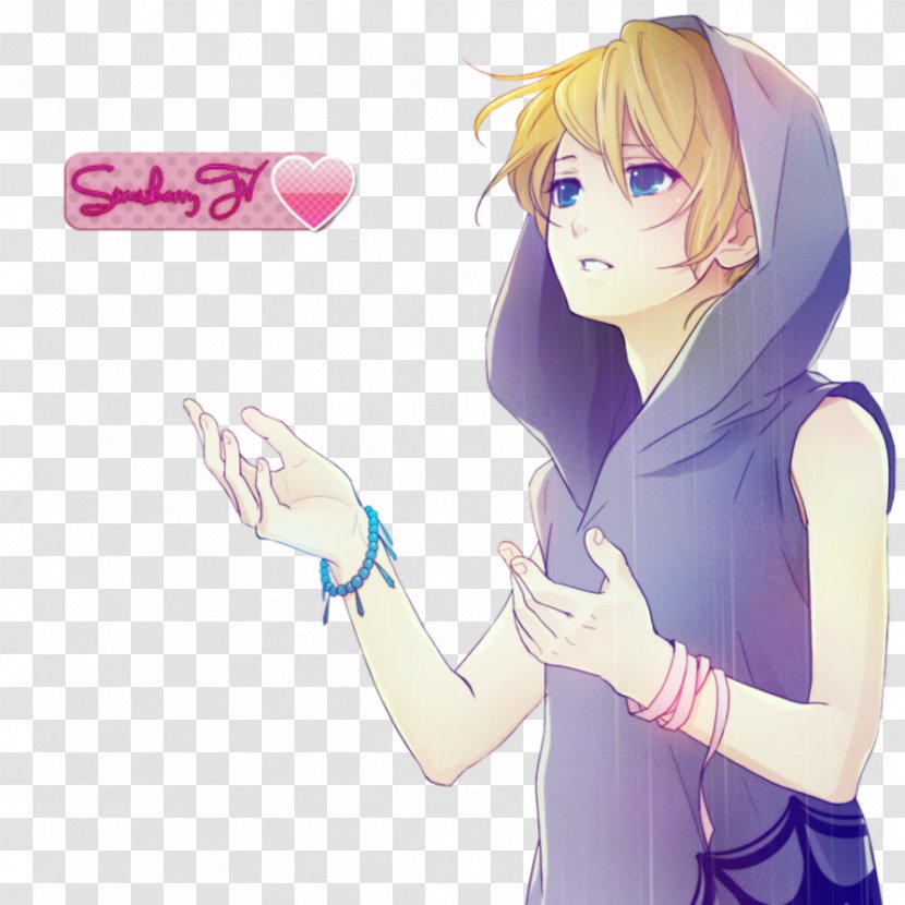 Kagamine Rin/Len Hatsune Miku Vocaloid Art - Flower Transparent PNG