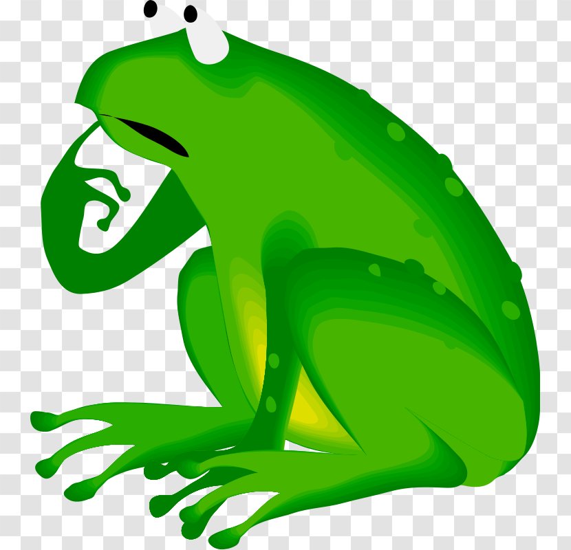 Frog Amphibian Reptile Lithobates Clamitans Clip Art - Vertebrate - Cartoon Lily Pads Transparent PNG