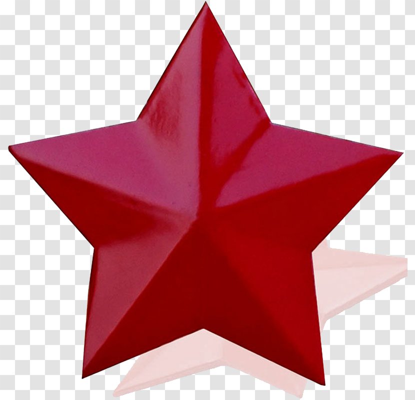August Background - Cap Badge - Star Red Transparent PNG