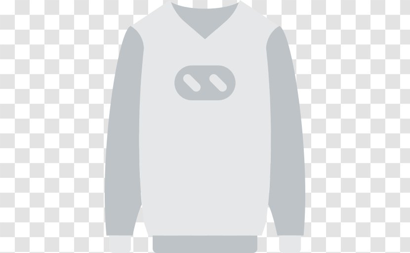 Long-sleeved T-shirt Sweater Shoulder - White - Nov 26th Transparent PNG