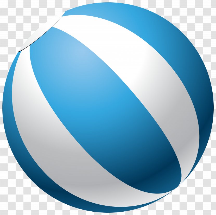 Beach Volleyball Clip Art - Azure - Blue Ball Transparent Image Transparent PNG