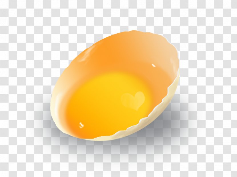Yolk Egg - Half Transparent PNG