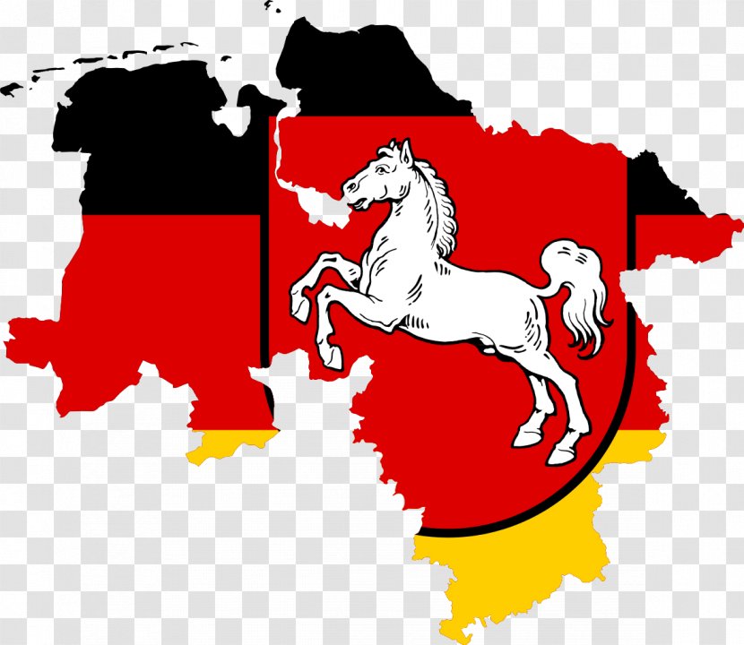 Flag Of Lower Saxony States Germany Coat Arms Stock Photography - Tree Transparent PNG