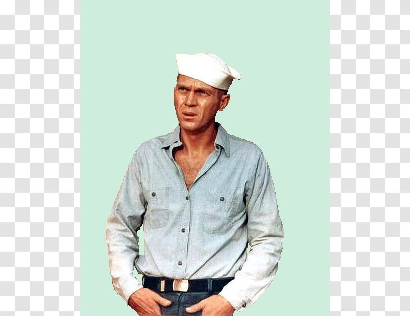 Steve McQueen The Sand Pebbles Actor Photography - Sleeve Transparent PNG