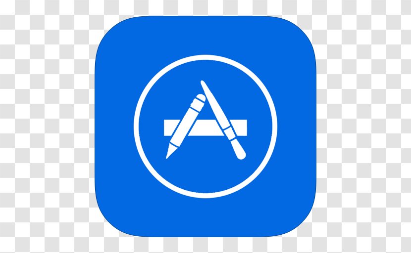 Blue Area Text Symbol - Brand - MetroUI Apps Mac App Store Transparent PNG