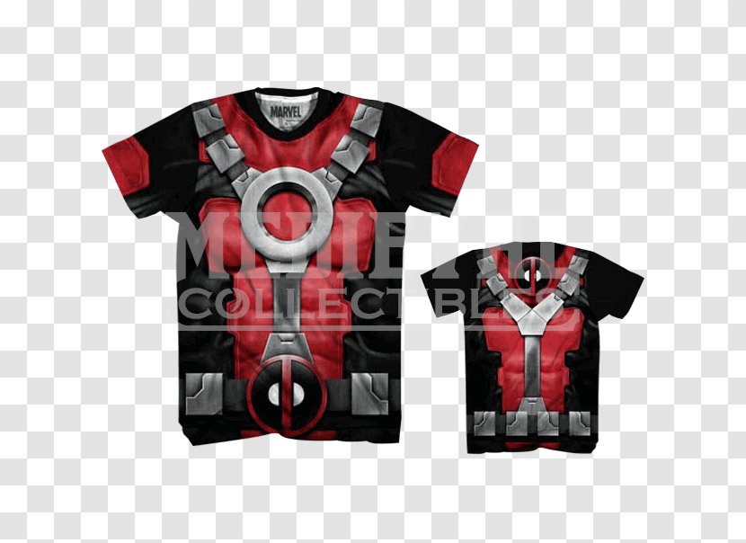 T-shirt Deadpool Spider-Man Hulk Marvel Comics - Shirt Transparent PNG