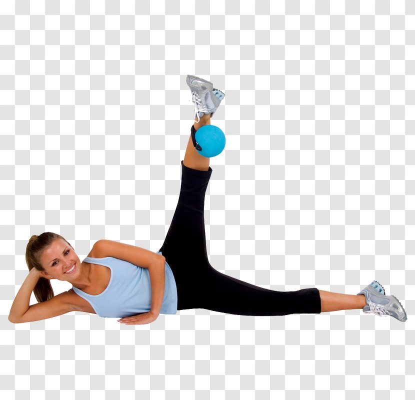Physical Fitness Exercise Balls Pilates Medicine - Silhouette - Yoga Ball Transparent PNG
