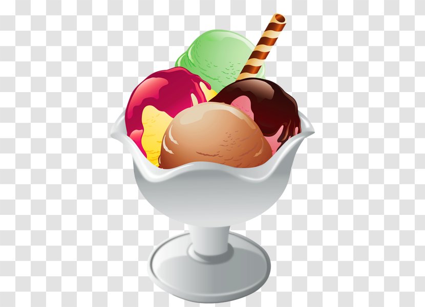 Sundae Chocolate Ice Cream Cones - Food Transparent PNG