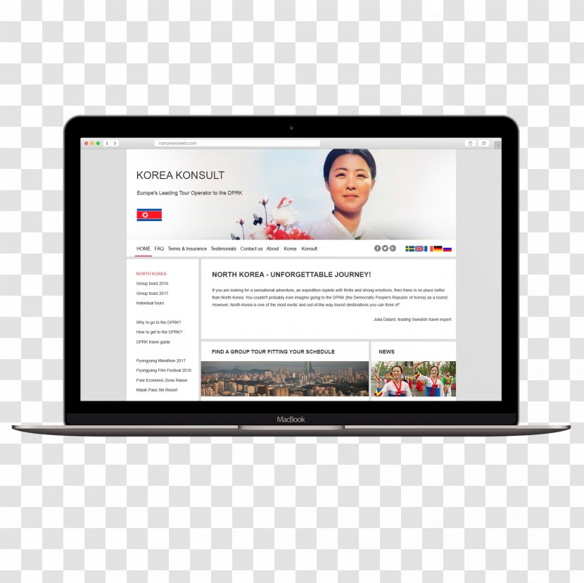 Responsive Web Design - Content Management System - Korea Tourism Transparent PNG