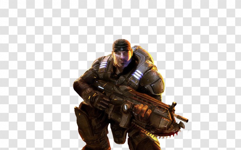 Gears Of War 2 4 Xbox 360 - Action Figure Transparent PNG