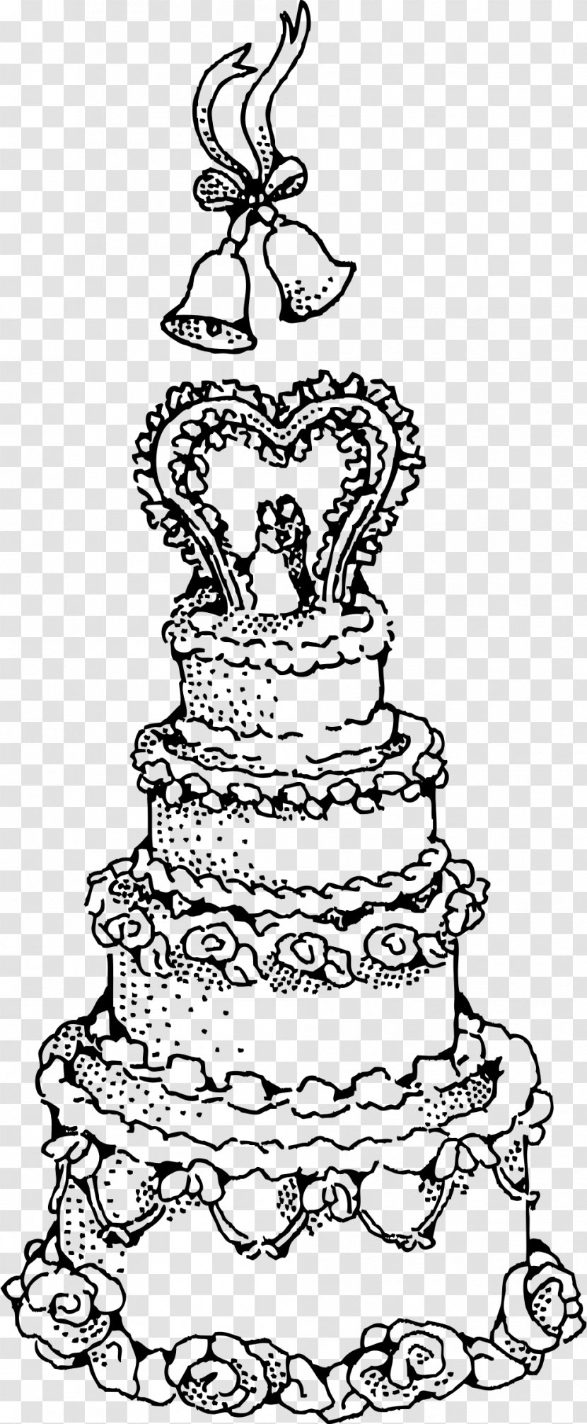 Wedding Cake Party Birthday Clip Art - Line Transparent PNG