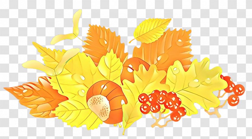 Autumn Tree Silhouette - Flower Vegetarian Food Transparent PNG